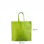 Kassar av grönt non woven-tyg-35×29+11 cm