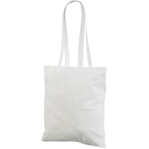 Vita tygkassar av bomull, för seminarier. Storlek: 38×42 cm